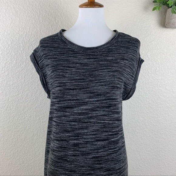 Cloth & Stone Marled Dress Melange Jersey Gray Size Small - Picture 4 of 12